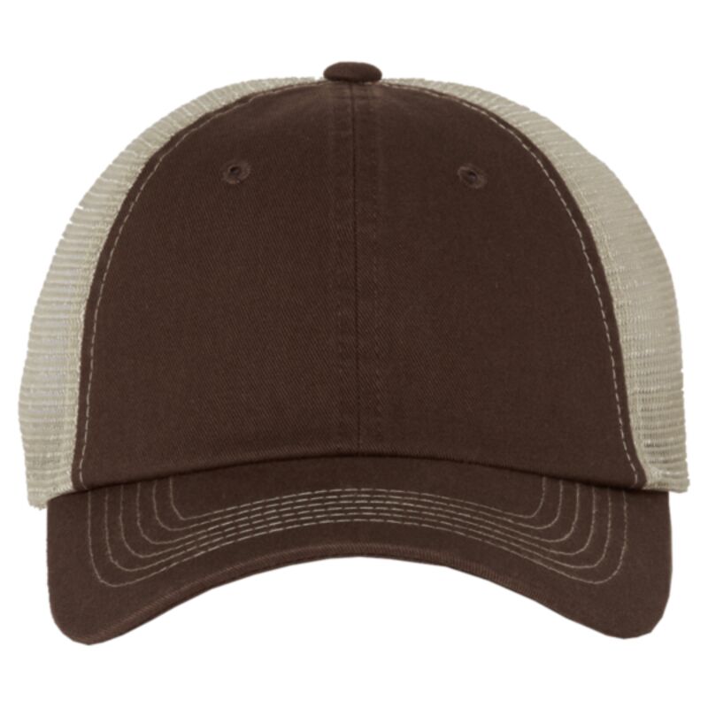 Contrast-Stitch Mesh-Back Cap Thumbnail