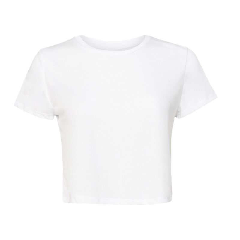 Ladies' Flowy Cropped T-Shirt Thumbnail