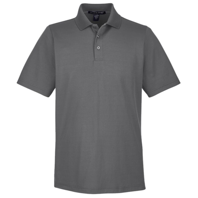 CrownLux Performance® Men's Plaited Polo Thumbnail