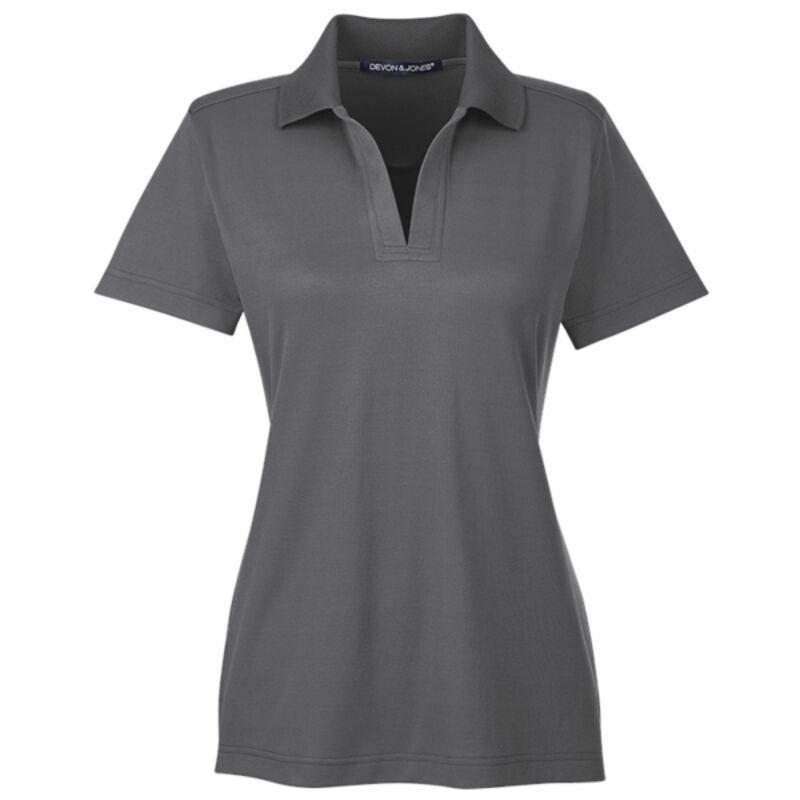 CrownLux Performance® Ladies' Plaited Polo Thumbnail