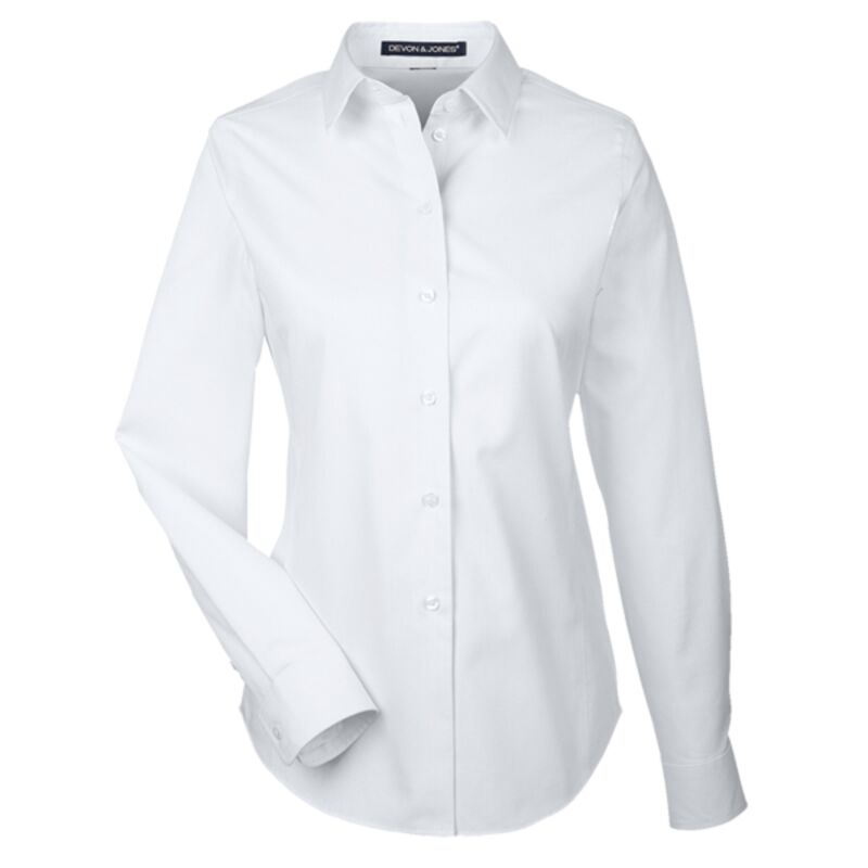 Ladies' Crown Collection® Royal Dobby Woven Shirt Thumbnail