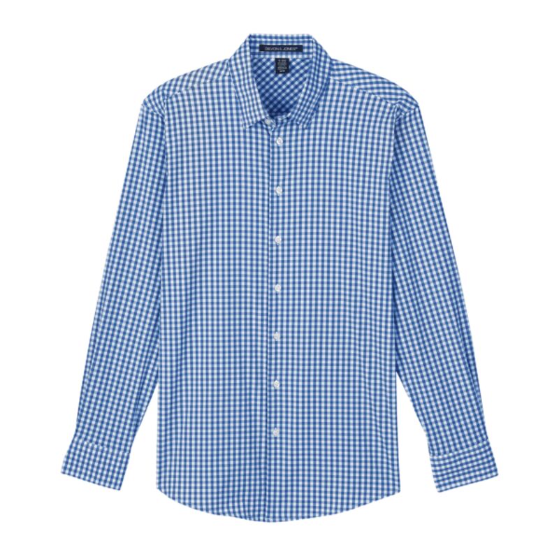 CrownLux Performance® Men's Gingham Shirt Thumbnail