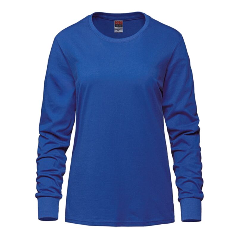 Ladies Long Sleeve Crew Neck Tee Thumbnail