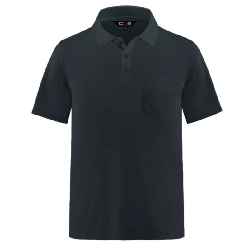 Men's Pique Mesh Polo w/ Pocket Thumbnail