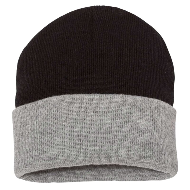 12" Color Blocked Cuffed Beanie Thumbnail