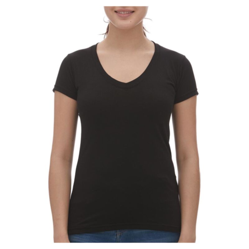 Women's Deluxe Blend V-Neck T-Shirt Thumbnail