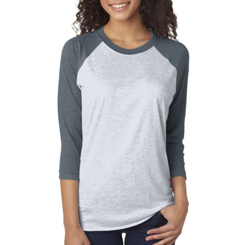 Unisex Triblend Three-Quarter Sleeve Raglan Thumbnail