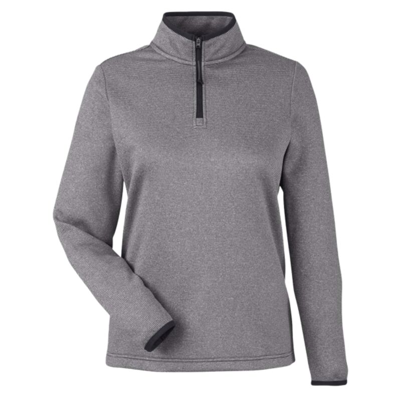 Women's Venture Heathered Stripe Quarter-Zip Pullover Thumbnail