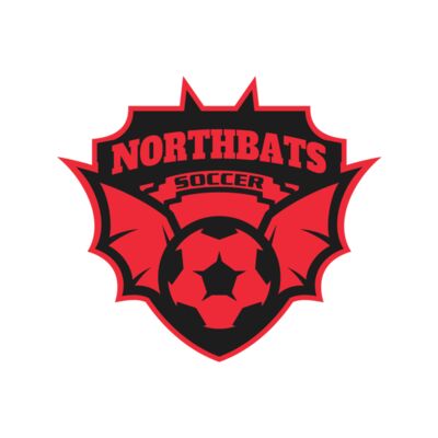 North bats Tournament Soccer logo template Thumbnail