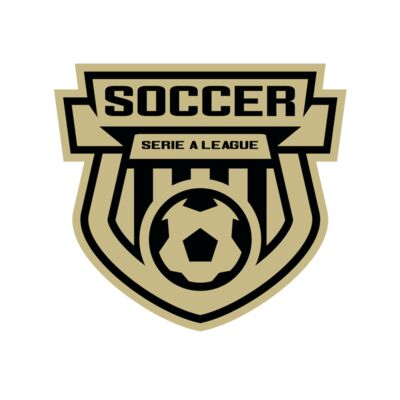 Serie a league soccer logo template Thumbnail
