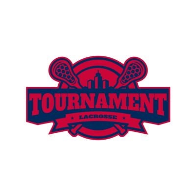 Tournament Lacrosse Logo Template Thumbnail