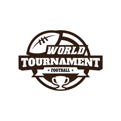 World Tournament Football logo template Thumbnail