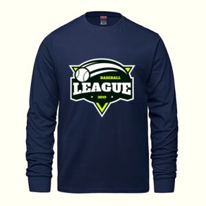 Men's Long Sleeve Crew Neck Tee Thumbnail