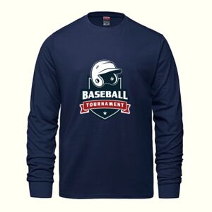 Men's Long Sleeve Crew Neck Tee Thumbnail