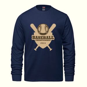 Men's Long Sleeve Crew Neck Tee Thumbnail