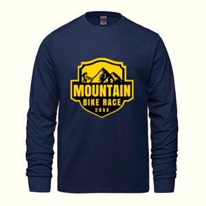 Men's Long Sleeve Crew Neck Tee Thumbnail