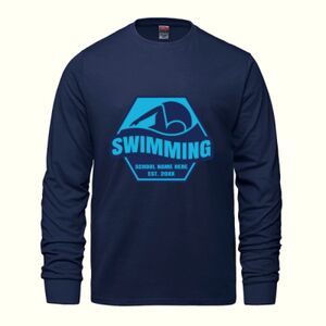 Men's Long Sleeve Crew Neck Tee Thumbnail