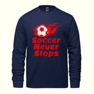 Men's Long Sleeve Crew Neck Tee Thumbnail